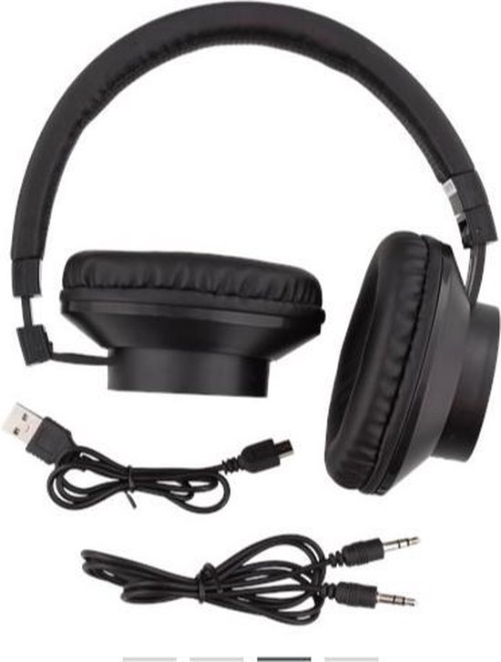 Leraren dag staking wenkbrauw Maxxter koptelefoon - draadloze hoofdtelefoon | Inclusief Micro USB kabel |  Headset |... | bol.com