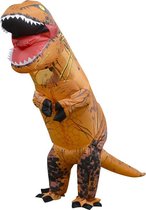 Opblaasbaar T-Rex kostuum | Dinosaurus | Carnaval | Met ingebouwde ventilator
