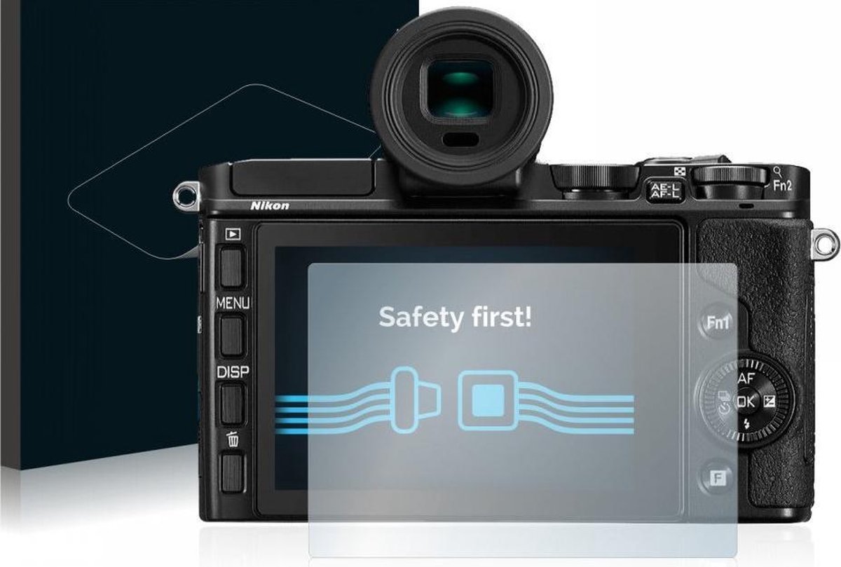 UwCamera - 2x Heldere Screenprotector - Geschikt voor de Nikon 1 V3 - type: Ultra-Clear