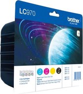 Brother LC970BK - Inktcartridge / Magenta / Geel / Cyaan