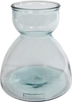 Van Manen Vaas Diablo 21 x 22 cm, glas, blauw