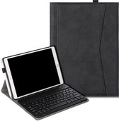 Luxe iPad 2019 Hoes met Toetsenbord – 10.2 inch – Keyboard Case met Pencil Houder en Steekvak – Zwart