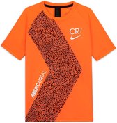 Nike Sportshirt - Maat 140  - Jongens - oranje,zwart,wit