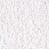 miyuki rocailles 15/0, wit opaque, n° 402, 25 gram
