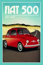 Wandbord - Fiat 500 1957-1975