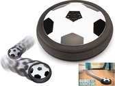 LOUZIR Air Powered Soccer Zwart/Wit- Airvoetbal-Luchtvoetbal-Hover Ball- Met LED Verlichting