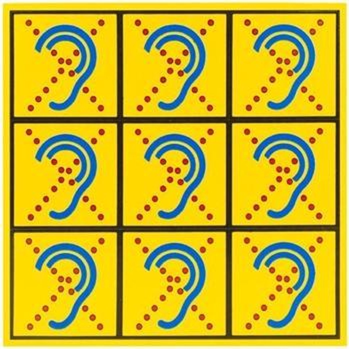 Goedkoopste LIMITED HEARING - Stickervel - reflecterend - slechthorend - veiligheid - erkenning - 9 stickers op vel