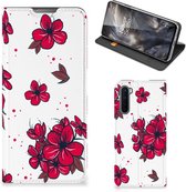 Smartphone Hoesje OnePlus Nord Mobiel Cover Blossom Red