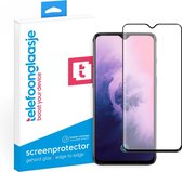 Telefoonglaasje Screenprotectors Geschikt voor OnePlus 7 - Volledig Dekkend - Gehard Glas Screenprotector Geschikt voor OnePlus 7 - Beschermglas van rand tot rand