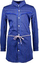 B-Nosy Meisjes jurken & tunieken B-Nosy Girls denim dress with printed stri Cobalt blue stripe 92
