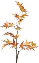 Viv! Home Luxuries Herfstblad - zijden bloem - oranje - 92cm - topkwaliteit