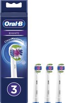 Oral-B 3D White - Met CleanMaximiser-technologie - Opzetborstels - 3 Stuks