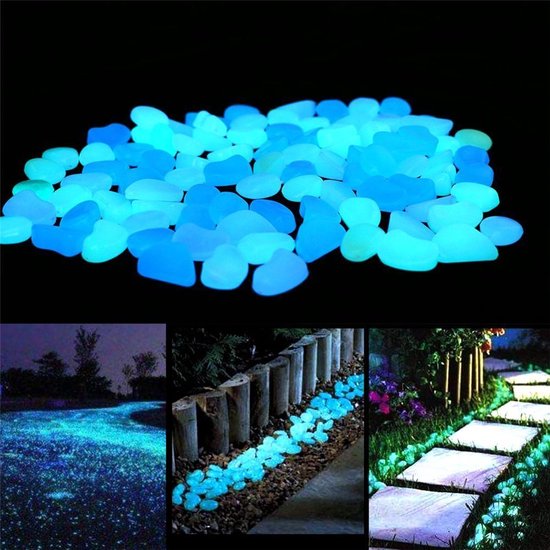 Tuin | Glow In The Dark | Lichtgevende Pebbles | Voor Loopbruggen Planten Aquarium Decor | Glow Stenen | Tuin Decoratie