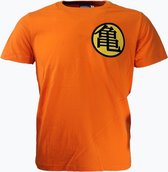 Dragon Ball Z Kanji Symbool T-Shirt Oranje - Officiële Merchandise