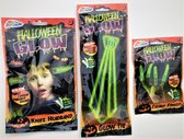 Halloween set - Glow - Groen - Set van 3 - Halloween - Bend and Shake -  Van Grafix