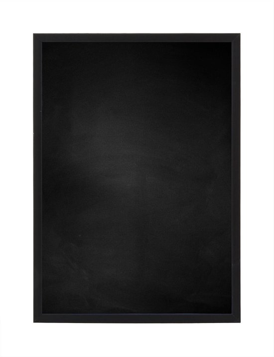 meerderheid vergelijking Relatie Zwart Krijtbord met Aluminium Lijst - Mat Zwart - 41 x 61 cm -  Lijstbreedte: 10 mm - Vlak | bol.com