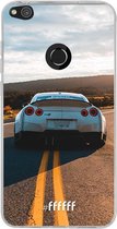 Huawei P8 Lite (2017) Hoesje Transparant TPU Case - Silver Sports Car #ffffff