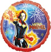 AMSCAN - Aluminium Captain Marvel ballon 43 cm