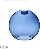 Gloria Glas (voor hanglamp) D380 mm Blauw (samen bestellen met losse pendel E27)