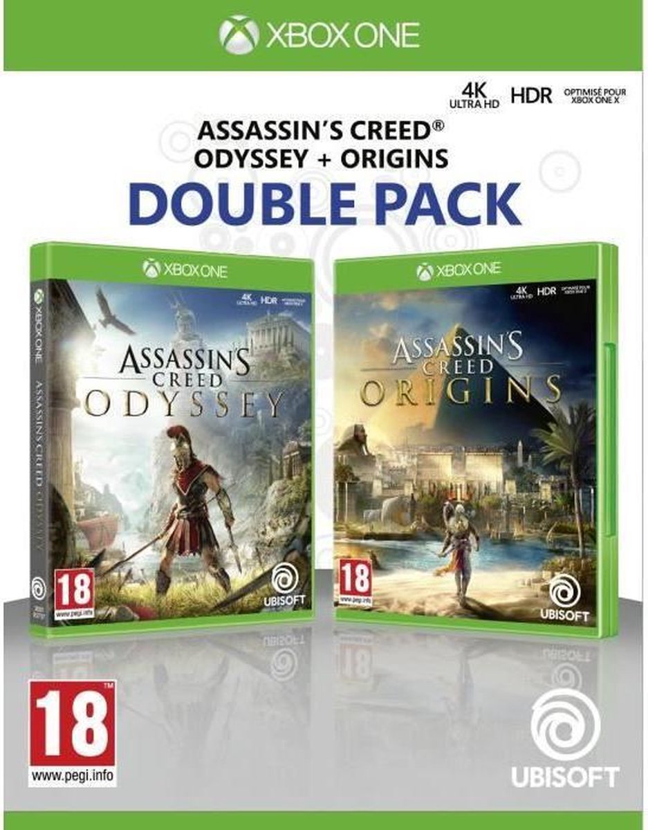 Ubisoft Assassin's Creed Odyssey + Assassin's Creed Origins - Double Pack Bundle Xbox One