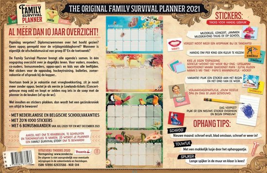 Family Survival Planner 2021 - Uitgeverij Thoeris en Zender