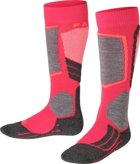 Chaussettes de ski unisexe FALKE SK2 Kids - Rose - Taille 31/34