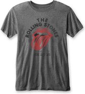 The Rolling Stones Heren Tshirt -S- New York City 75 Grijs