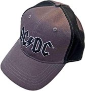 AC/DC - Black Logo Baseball pet - Grijs/Zwart
