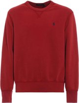 Polo Ralph Lauren Gevoerde Fleece Sweater - Kleur Rood - Maat XS