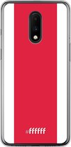 OnePlus 7 Hoesje Transparant TPU Case - AFC Ajax #ffffff