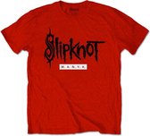 Slipknot - WANYK Heren T-shirt - M - Rood