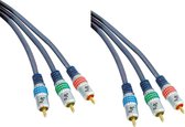 Transmedia Premium Tulp component video kabel - 1,5 meter