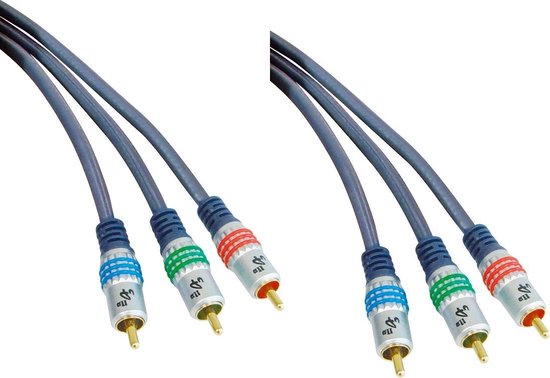 Premium Tulp component video kabel - 1,5 meter | bol.com