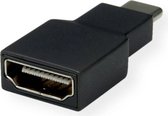 Roline USB-C naar HDMI adapter met DP Alt Mode (4K 30 Hz) / zwart
