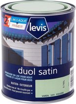 Levis Duol - Hout Buiten - Primer & Lak - Satin - Varen - 0.75L