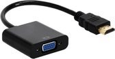HDMI naar VGA + 3,5mm Jack & Micro USB adapter / zwart - 0,20 meter