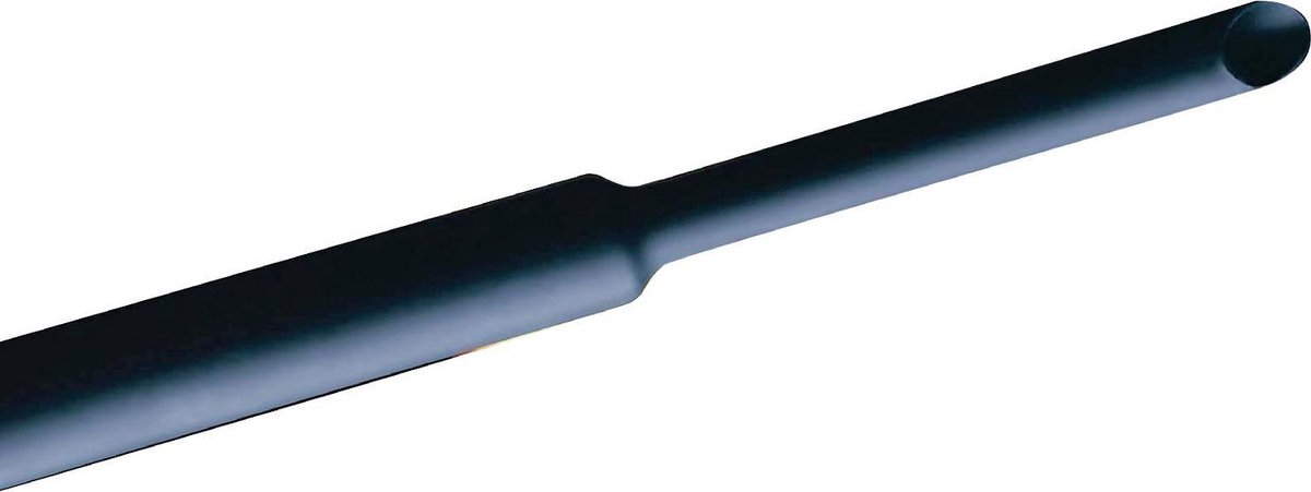 Fixapart KKZW 6.4/0.5 Krimpkous Zwart 6.4 - 3.2 mm 0,50 M