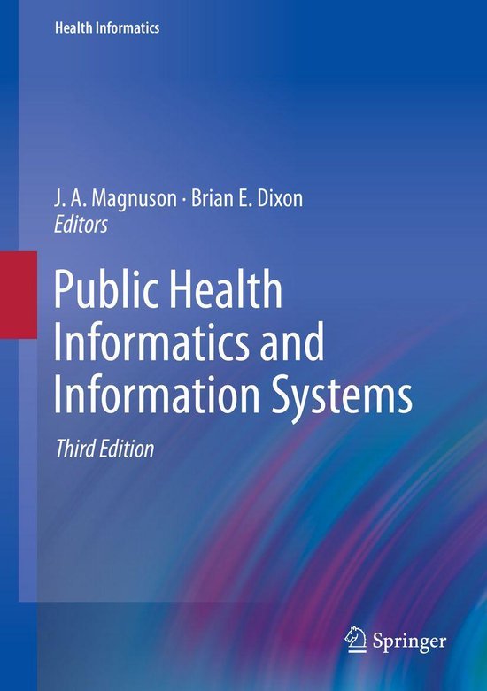 Health Informatics Public Health Informatics and Information Systems