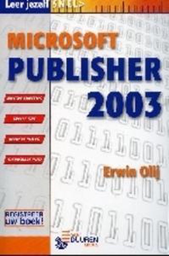 Cover van het boek 'Microsoft Publisher 2003' van  Temmink en Erwin Olij