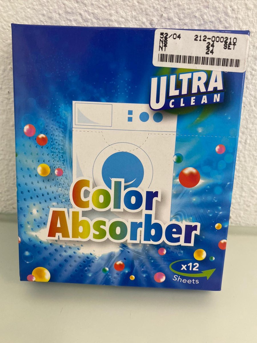 Ultra Clean wasmachine doekjes Color Absorber - set van 3 pakjes