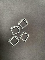 VE-TEC metalen Gespen voor omsnoerband 16 mm verzinkt doos van 1000 stuks