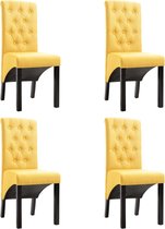 Eetkamerstoelen set 4 stuks (Incl LW anti kras viltjes) - Eetkamer stoelen - Extra stoelen voor huiskamer - Dineerstoelen – Tafelstoelen