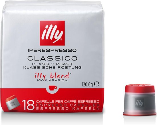 illy - Iperespresso koffie home classico 6 x 18 capsules - illy