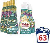 Robijn Paradise Secret Wasmiddel en Wasverzachter - 60 wasbeurten - Voordeelverpakking