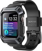 Supcase Unicorn Beetle Pro Watchband Hoesje - Apple Watch - 44mm  - Zwart