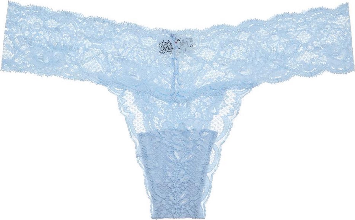 Cosabella Never Say Never Low Rise Cutie Bow String - SORRENTO BLUE - Maat O/S