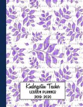 Kindergarten Teacher Lesson Planner 2019-2020: Notebook for Teachers, Substitutes and Coaches