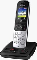 PANASONIC KX-TGH720 DECT draadloze telefoon - 1x handset - beantwoorder - zwart/zilver