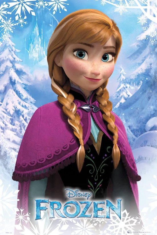 Affiche du film La princesse Anna Disney 61x91.5cm.