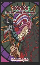 Horror Travel Size Coloring Book for Adults